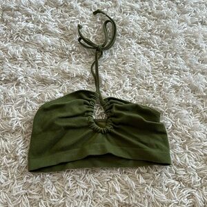 Urban Outfitters green Bando top